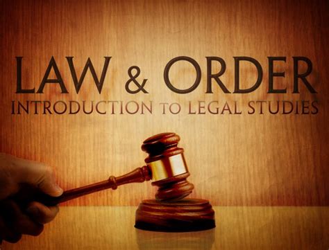 law and order|law and order examples.